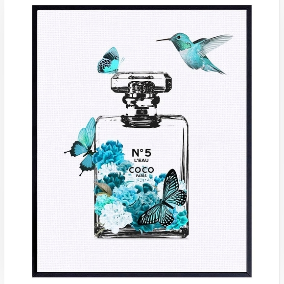 Chanel 8 1/2"x11" Framed Wall Art - Picture 1 of 1